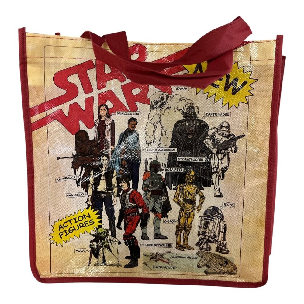 Star Wars Action Figures Comic Style Tote Bag – Legacy Licensing Partners NWT